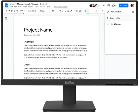 Монитор Lenovo ThinkVision S22-4e 21.5